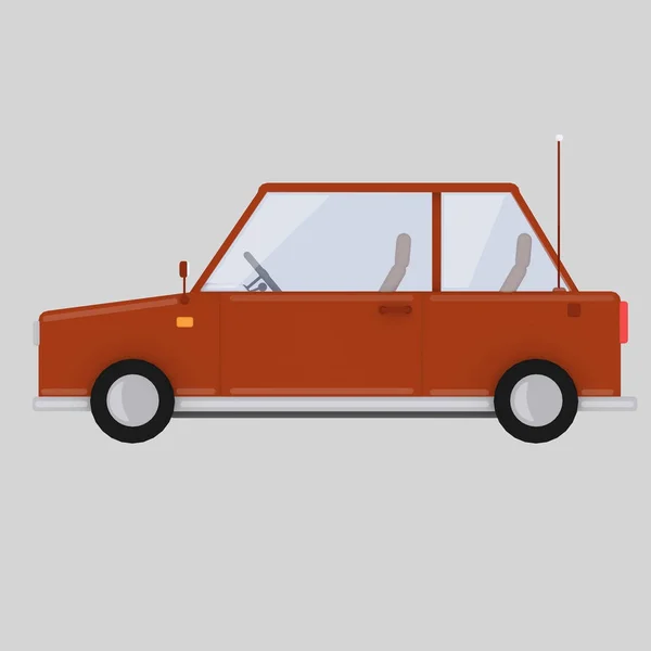 Illustrazione car.3d rossa — Foto Stock