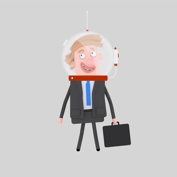 Homme d'affaires prospère.illustration 3d — Photo