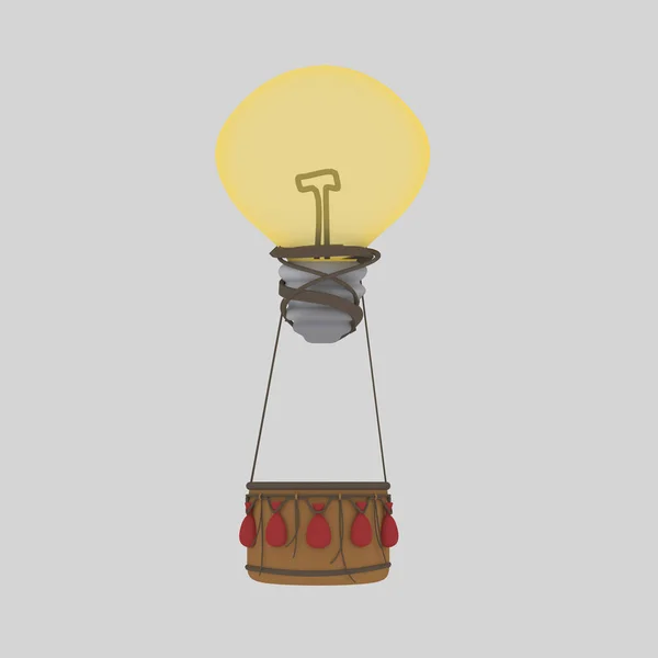 Idee Ballon Lamp Illustratie — Stockfoto