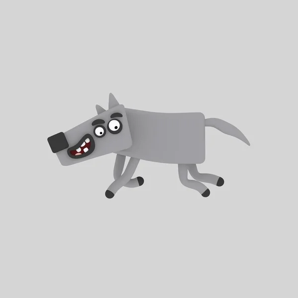 Grey Wolf Animation — Stock Photo, Image