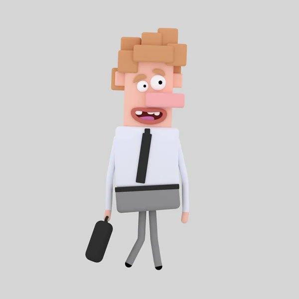 Office Worker Illustration — Stock Photo, Image