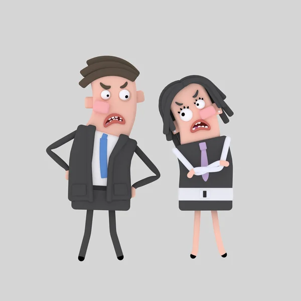 Businesspeople Arguing Illustration — Stock Photo, Image