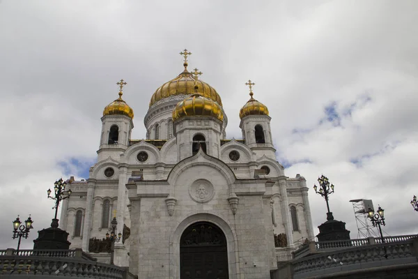 La catedral de Cristo el salvador en Moscú —  Fotos de Stock