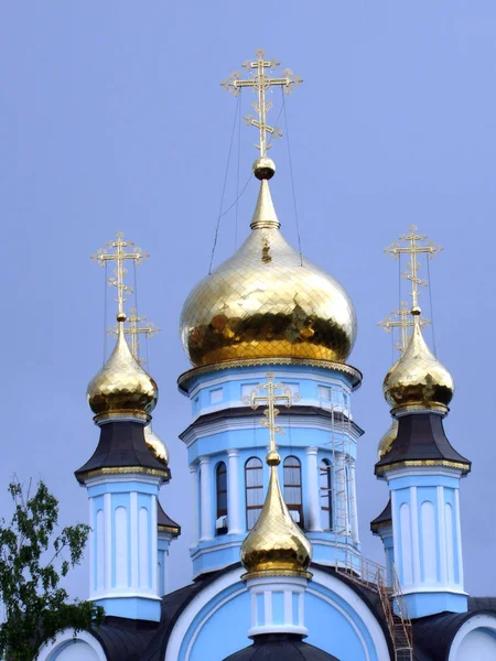Cúpula dourada da catedral — Fotografia de Stock