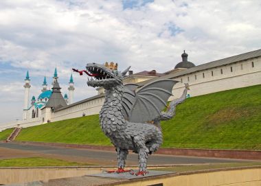kazan kremlin görünümünü