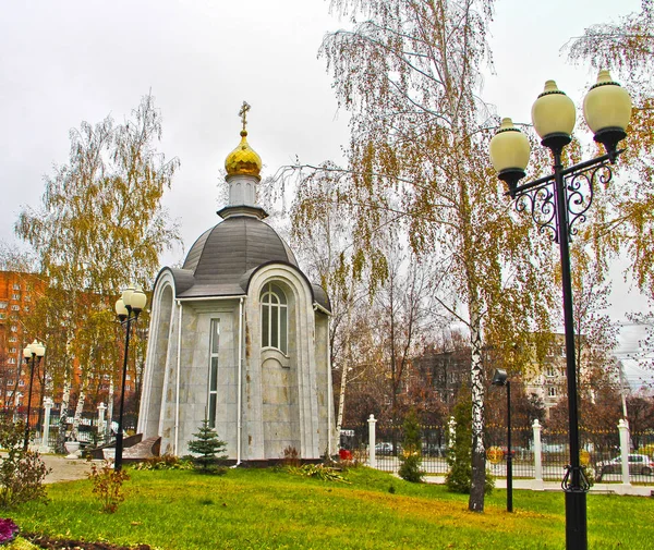 Widok na kaplicę w Czeboksary — Zdjęcie stockowe