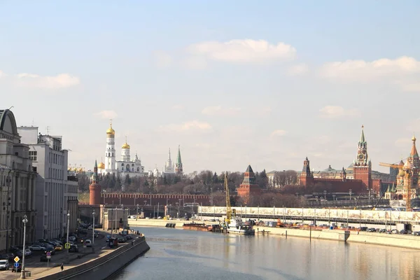 Vista do Kremlin de Moscou — Fotografia de Stock