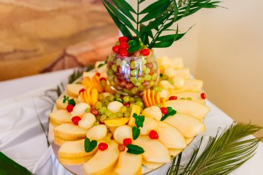 Lezzetli meyve, gıda fikirler, celebrati çeşitli açık büfe