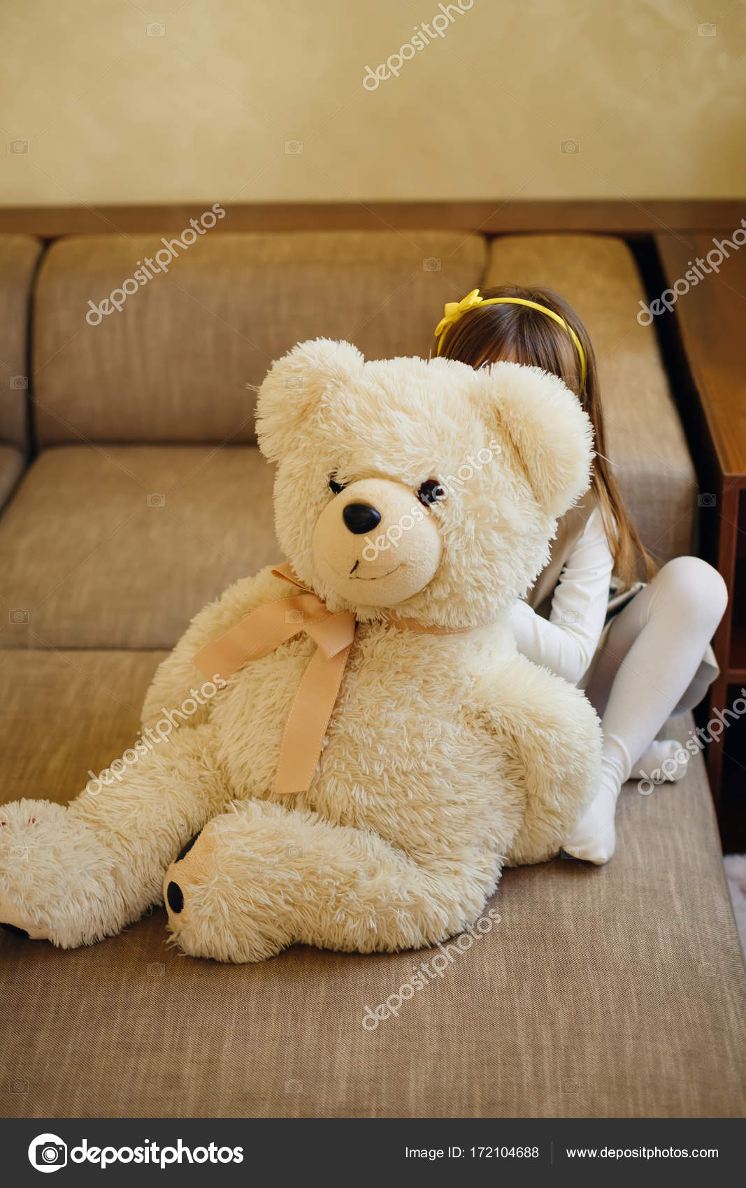 big teddy bear for her