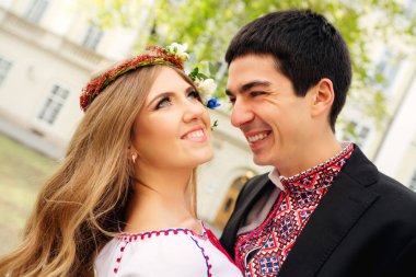 onların evlilik kutlama mutlu romantik genç Çift