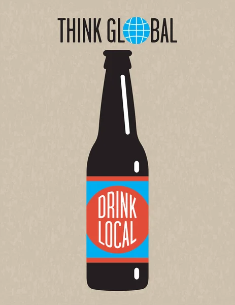 Craft Beer vektorový Design Stock Ilustrace