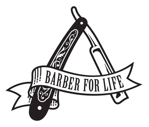 Barbeiro para o projeto da vida Vetores De Stock Royalty-Free