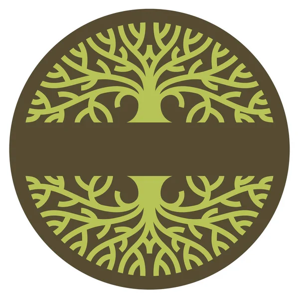 Ağaç logo vektör — Stok Vektör