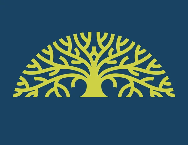Baum Logo Vektor lizenzfreie Stockvektoren
