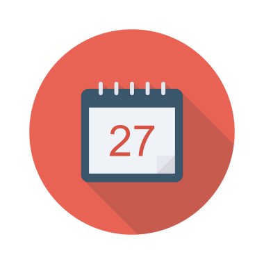 Tarih ve ay için havalimanı düz simgesi 