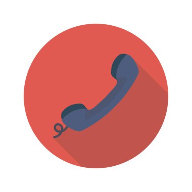 Arama ve konuşma için havalimanı düz simgesi 