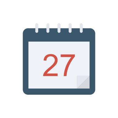 Tarih ve ay için havalimanı düz simgesi 