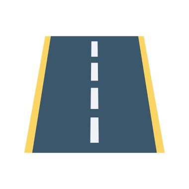 Yol & rayı için havalimanı düz simgesi 