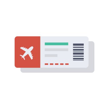 Geçiş ve uçuş için havalimanı düz simgesi