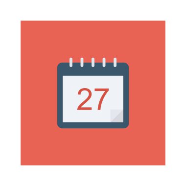 Tarih ve ay için havalimanı düz simgesi 