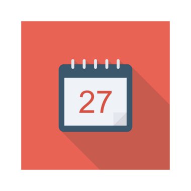 Tarih ve ay için havalimanı düz simgesi 