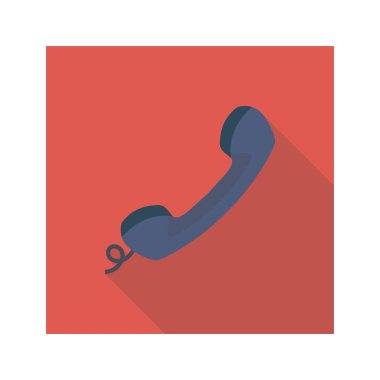 Arama ve konuşma için havalimanı düz simgesi 