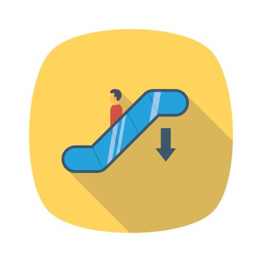 Merdiven kaldırma için havalimanı düz simgeleri 