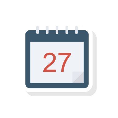 Tarih ve ay için havalimanı düz simgesi 