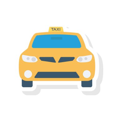 Seyahat & otomobil için havalimanı düz simgesi