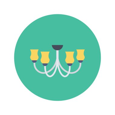 Lamba & ışık için Ev Aygıtı düz simgesi