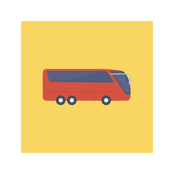 Flughafen Flachbild Symbol Für Fahrzeug Transport — Stockvektor