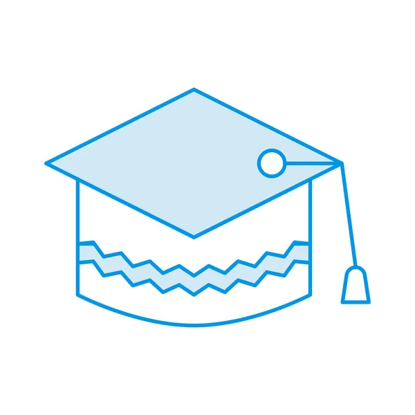 Iconos Línea Education School Para Sombrero Gorra — Vector de stock