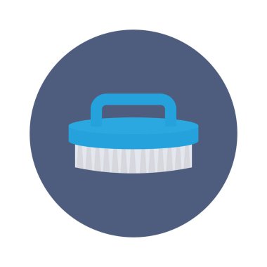 Kıyafet ve fırça için Ev Aygıtı düz simgesi