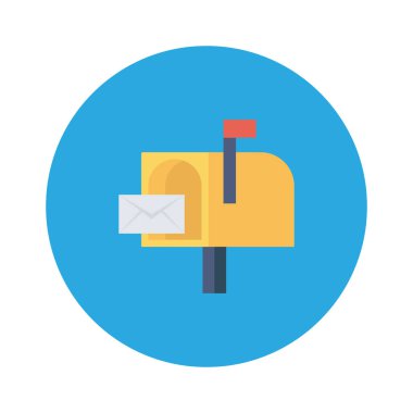 Harf & iletisi için Ev Aygıtı düz simgesi