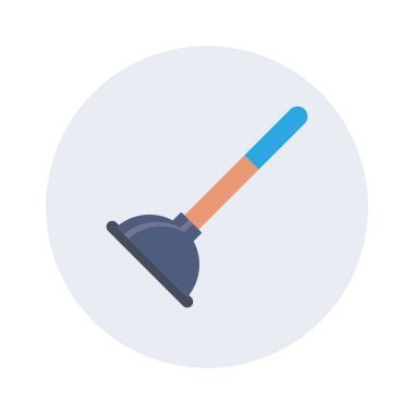 Temizleme ve toz alma için Ev Aygıtı düz simgesi