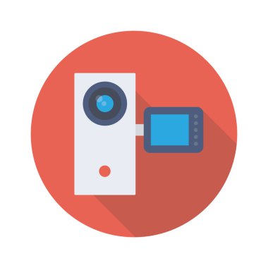 Kamera & aygıtı için Ev Aygıtı düz simgesi