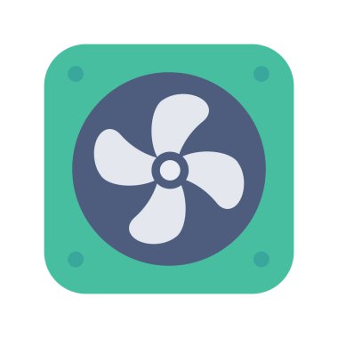 Fan & hava için Ev Aygıtı düz simgesi