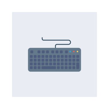 Klavye ve bilgisayar için Ev Aygıtı düz simgesi