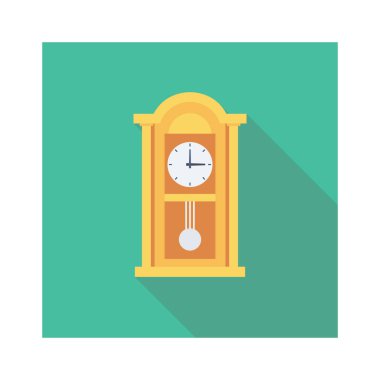 İzleme & saati için Ev Aygıtı düz simgesi