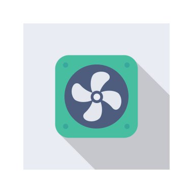 Fan & hava için Ev Aygıtı düz simgesi