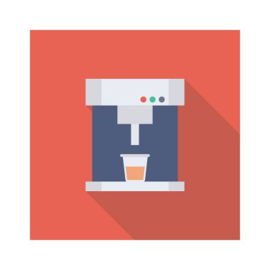 Daha beyaz & makine için Ev Aygıtı düz simgesi