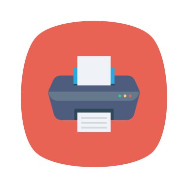 Fotokopi makinesi & deivce için Ev Aygıtı düz simgesi