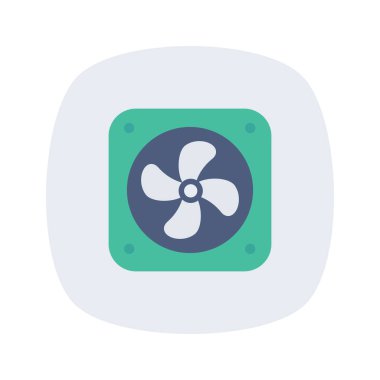 Fan & hava için Ev Aygıtı düz simgesi