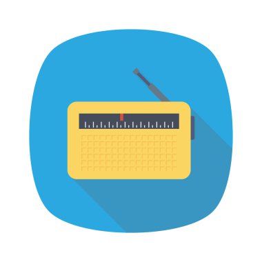 Radyo & anten için Ev Aygıtı düz simgesi