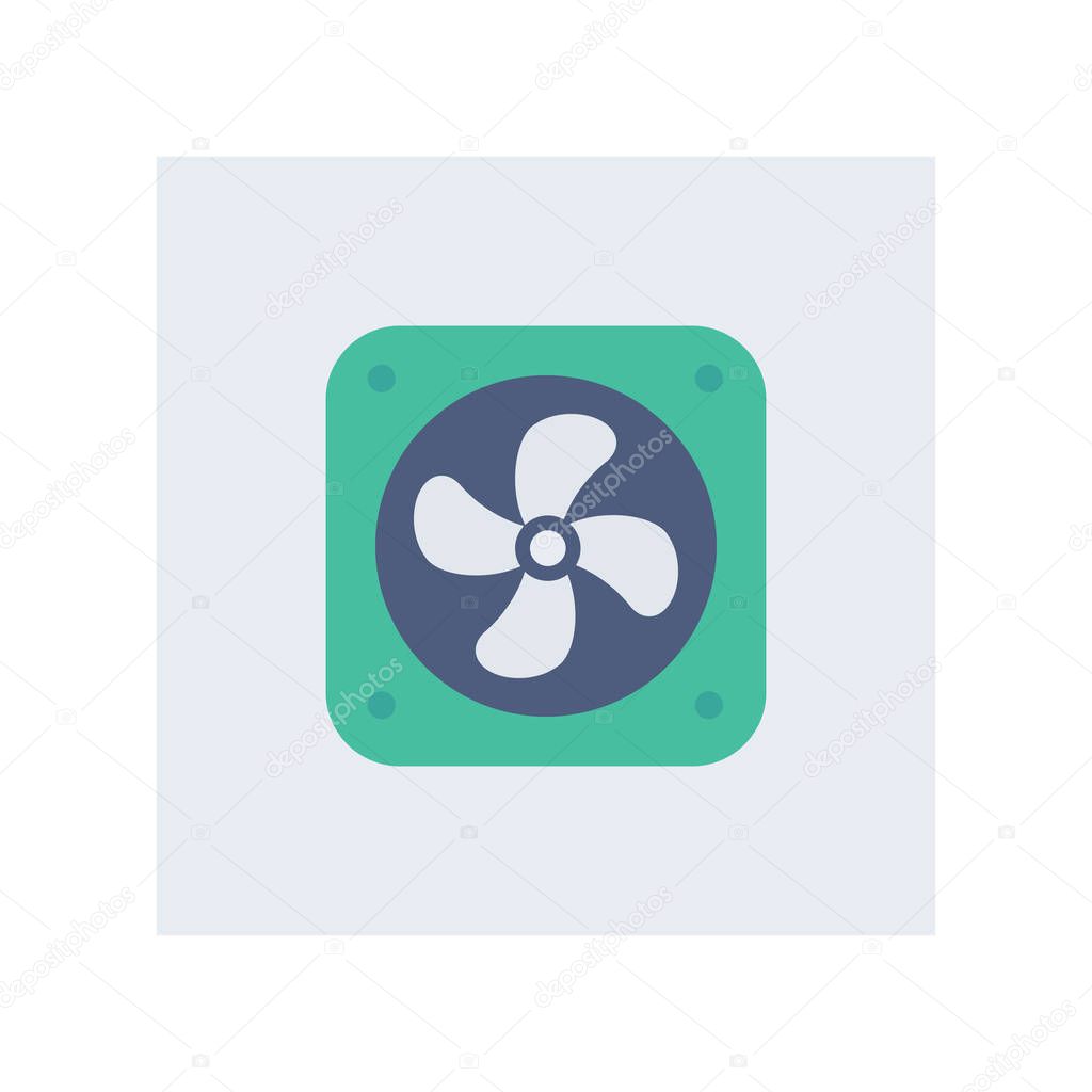 Household Device flat icon  for fan & air