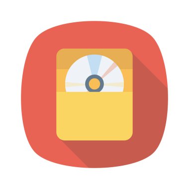 Dvd & disk için Ev Aygıtı düz simgesi