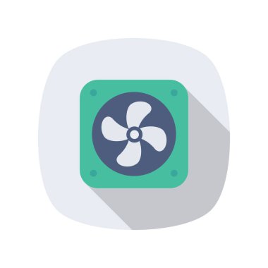 Fan & hava için Ev Aygıtı düz simgesi