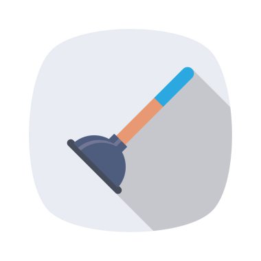 Temizleme ve toz alma için Ev Aygıtı düz simgesi