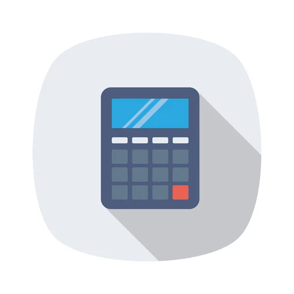 Dispositivo Doméstico Icono Plano Para Matemáticas Contabilidad — Vector de stock