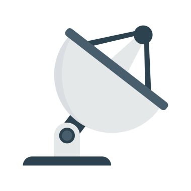 Vektör çizimi. düz simge anteni